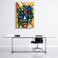 Adam Abstract Arabic Calligraphy Painting in office setting