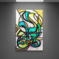 Ar-Rahman: Abstract Arabic Calligraphy - Colorful Painting