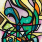 Ar-Rahman: Abstract Arabic Calligraphy - Colorful Painting