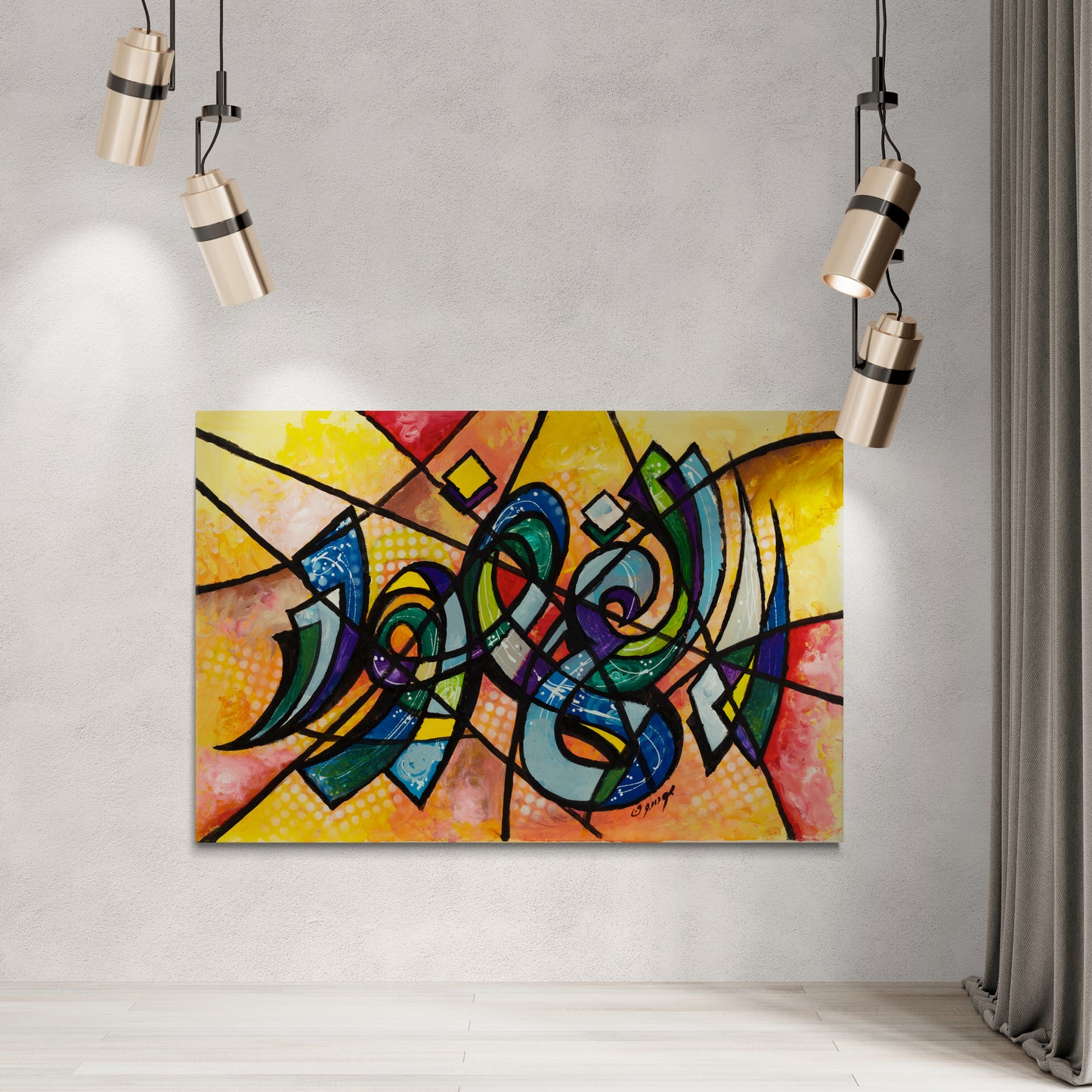 AL Ghafoor-The All Forgiving Wall Art Calligraphy Painting