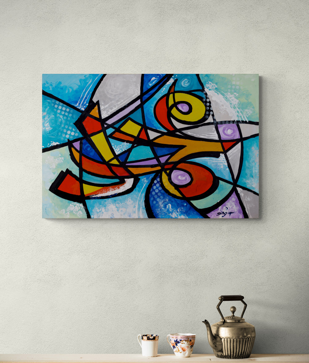 Mohamed- Abstract Arabic Calligraphy Painting