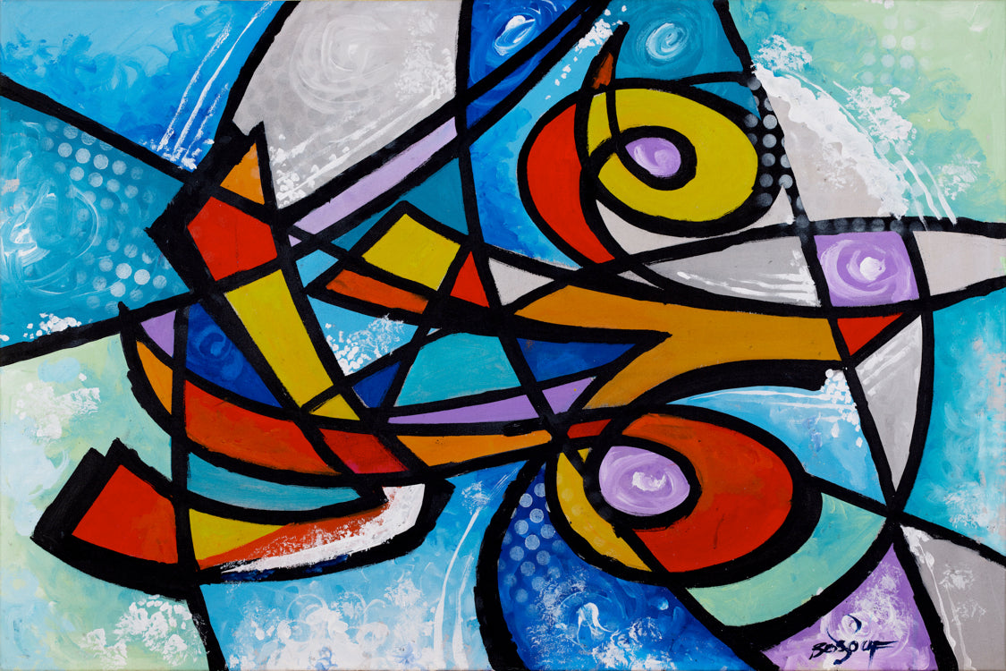 Mohamed- Abstract Arabic Calligraphy Painting